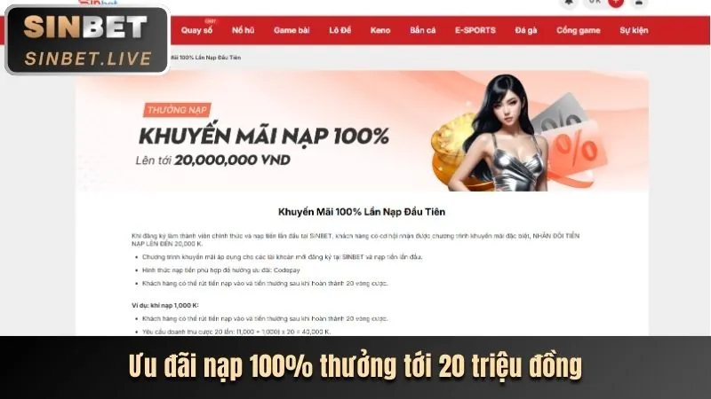 Thưởng nạp lại casino w88 web